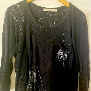 Stillwater long sleeve casual top. Light black size S runs a little bigger.